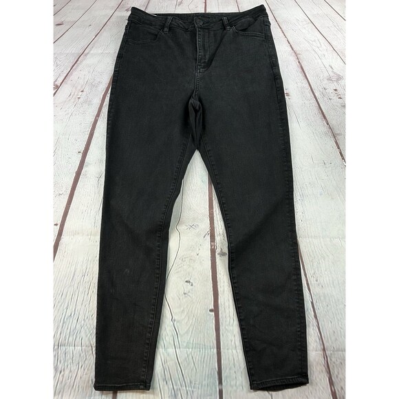 American Eagle Outfitters Denim - American Eagle Next Level Stretch Super Hi Rise Jegging Jeans Size 14 R Blk 28L